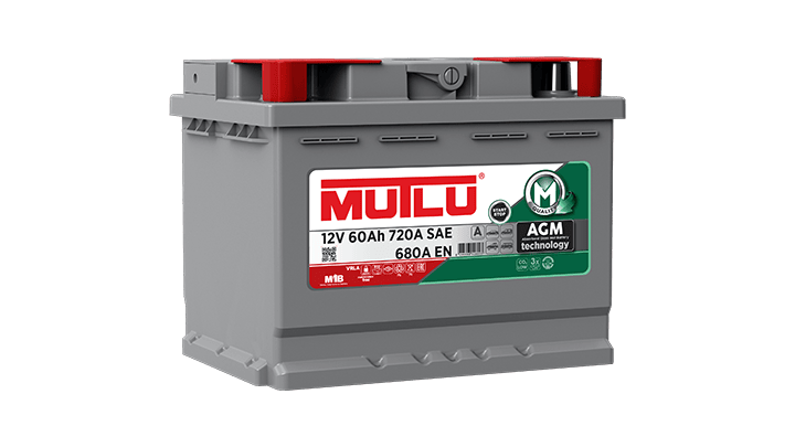 Mutlu 12V 60 Ah (Amper) AGM Akü