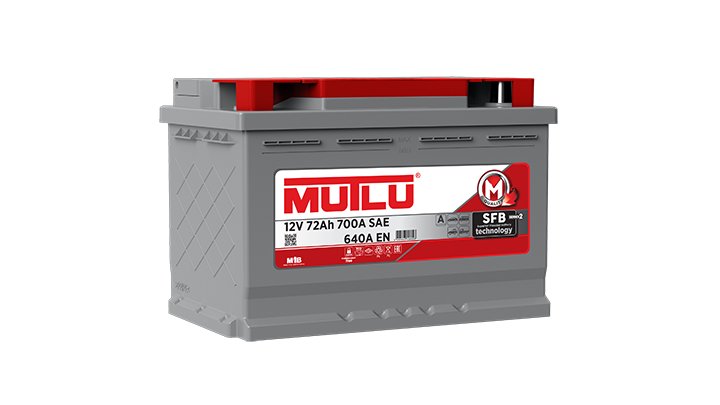 Mutlu 12V 72 Ah (Amper) 640 A (EN) Akü