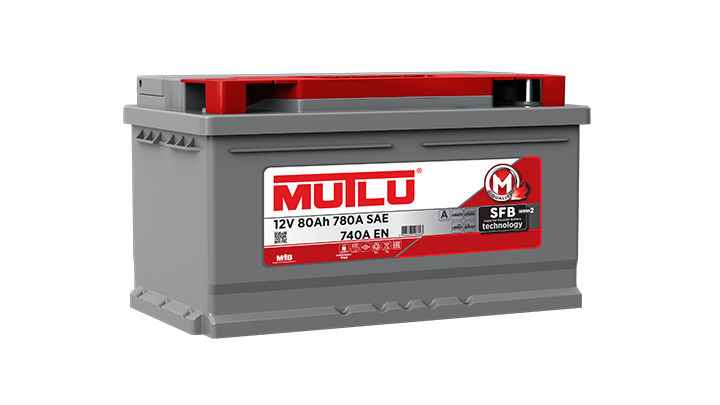Mutlu 12V 80 Ah (Amper) 740 A (EN) Akü