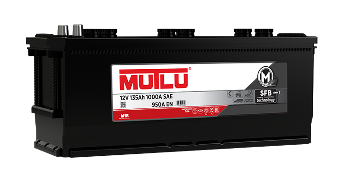 Mutlu 12V 135 Ah (Amper) 950 A (EN) Akü