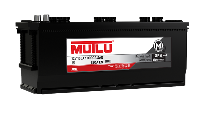 Mutlu 12V 135 Ah (Amper) 950 A (EN) Akü