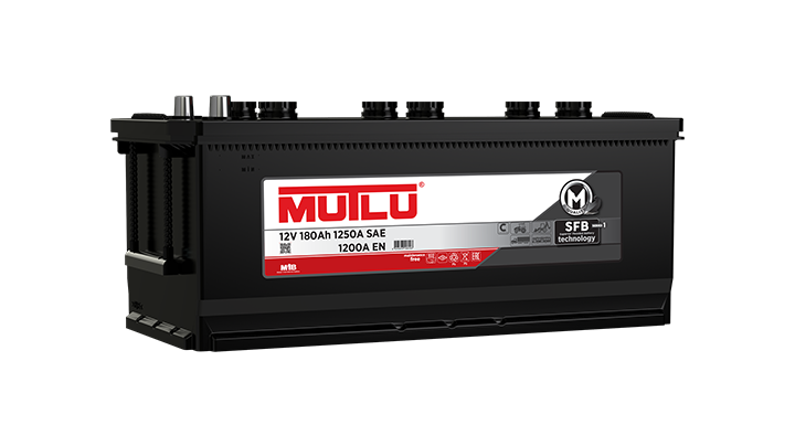 Mutlu 12V 180 Ah (Amper) 1200 A (EN) Akü