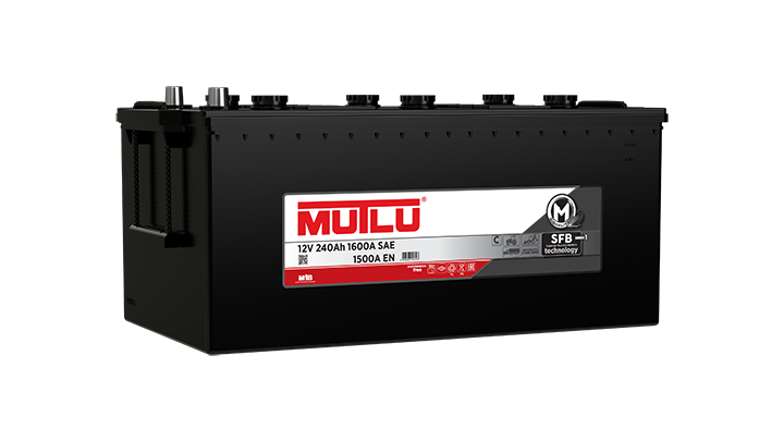 Mutlu 12V 240 Ah (Amper) 1500 A (EN) Akü