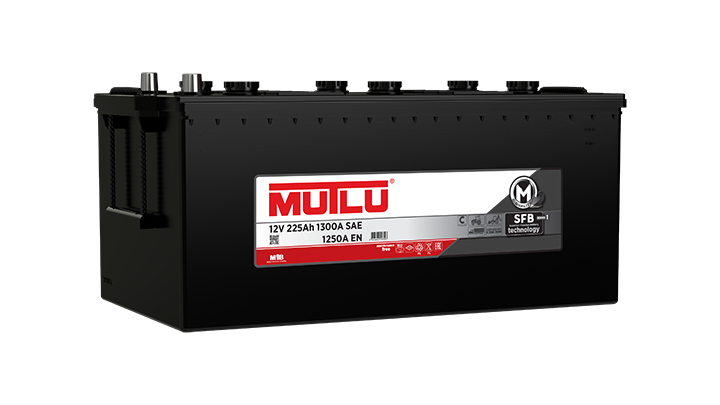 Mutlu 12V 225 Ah (Amper) 1250 A (EN) Akü
