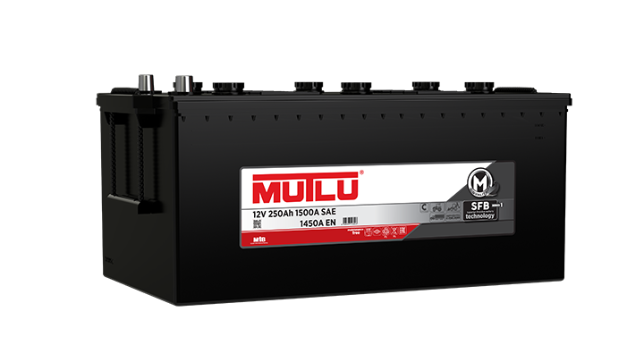 Mutlu 12V 250 Ah (Amper) Akü