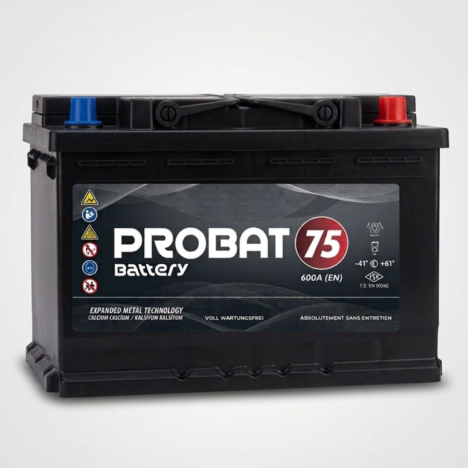 Probat 12V 75 Ah (Amper) Akü