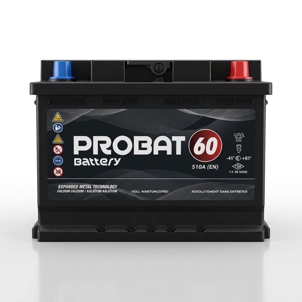 Probat 12V 60 Ah (Amper) Akü
