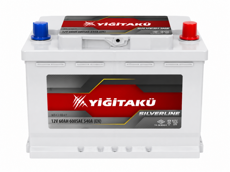Yiğit 12V 60 Ah (Amper) Akü