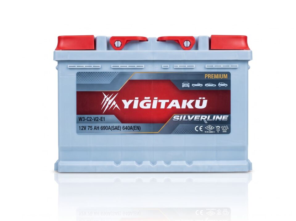 Yiğit 12V 75 Ah (Amper) Akü