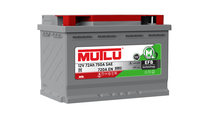 Mutlu 12V 72 Ah (Amper) 720 A (EN) Start Stop EFB Akü