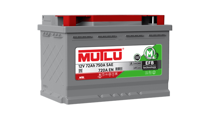Mutlu 12V 72 Ah (Amper) 720 A (EN) Start Stop EFB Akü