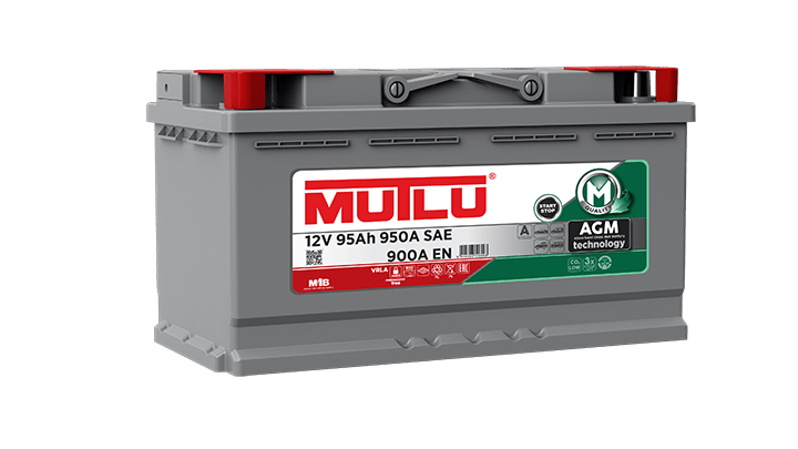 Mutlu 12V 95 Ah (Amper) 900 A (EN) Start Stop AGM Akü