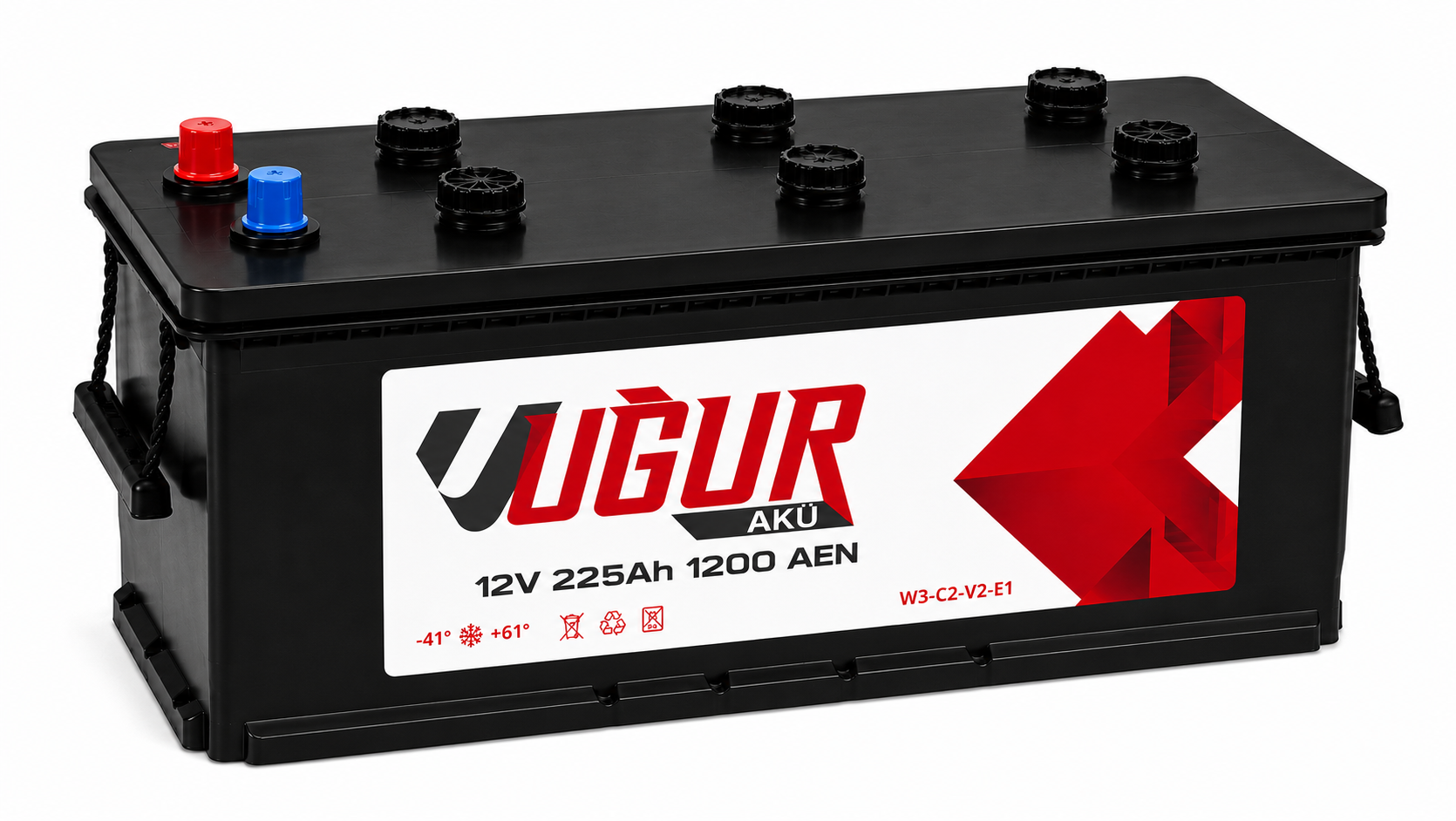 Uğur 12V 225 Ah (Amper) Akü