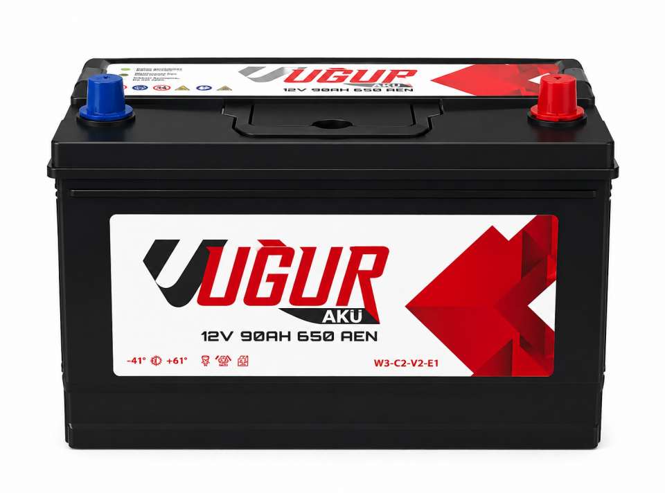 Uğur 12V 90 Ah (Amper) Akü