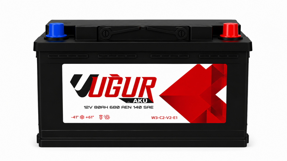 Uğur 12V 80 Ah (Amper) Akü