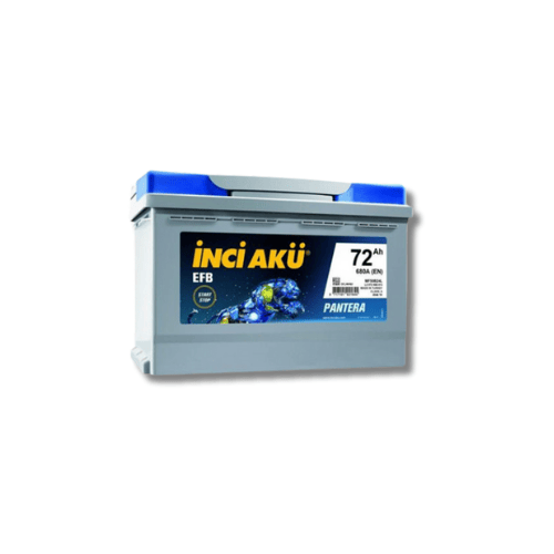 İnci 12V 72 Ah (Amper) Start Stop EFB Pantera Akü