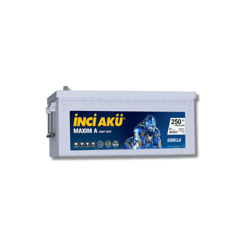 İnci 12V 250 Ah (Amper) 1400 A (EN) Maxim A Gorilla Akü