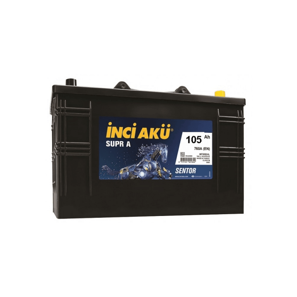 İnci 12V 105 Ah (Amper) Supr A Sentor Akü