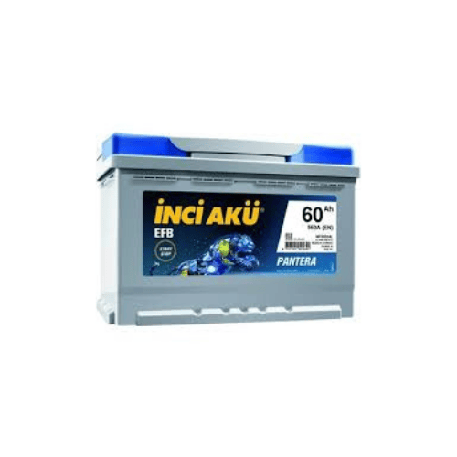 İnci 12V 60 Ah (Amper) Start Stop EFB Pantera Akü