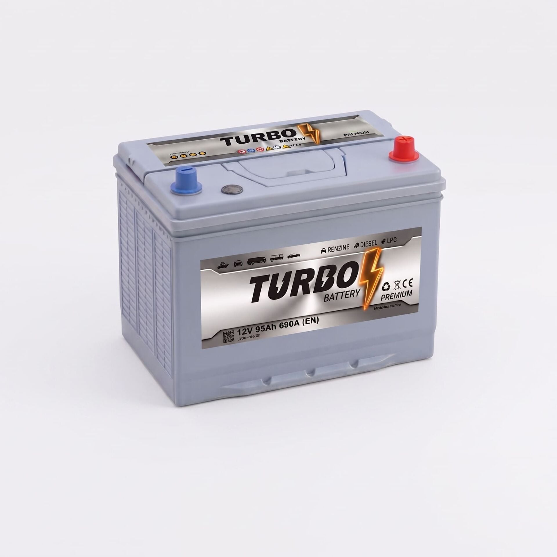 Turbo 12V 95 Ah (Amper) 690 A (EN) Akü