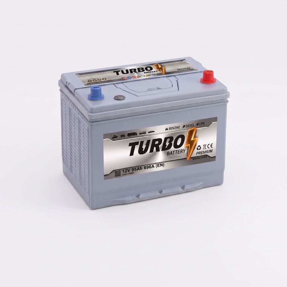 Turbo 12V 95 Ah (Amper) 690 A (EN) Akü
