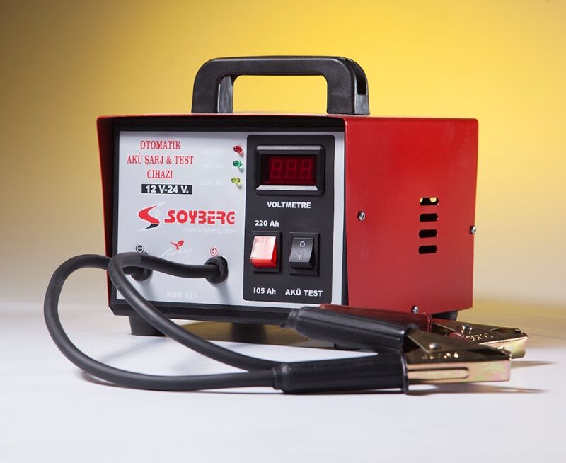 Soyberg Akü Test Cihazı - 121 (Otomatik İki Kademeli Dijital Gösterge)
