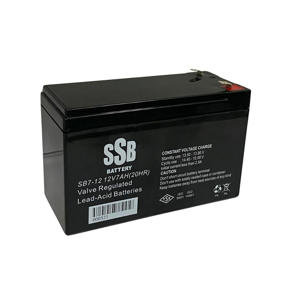 SSB 12V 7 Ah UPS Akü